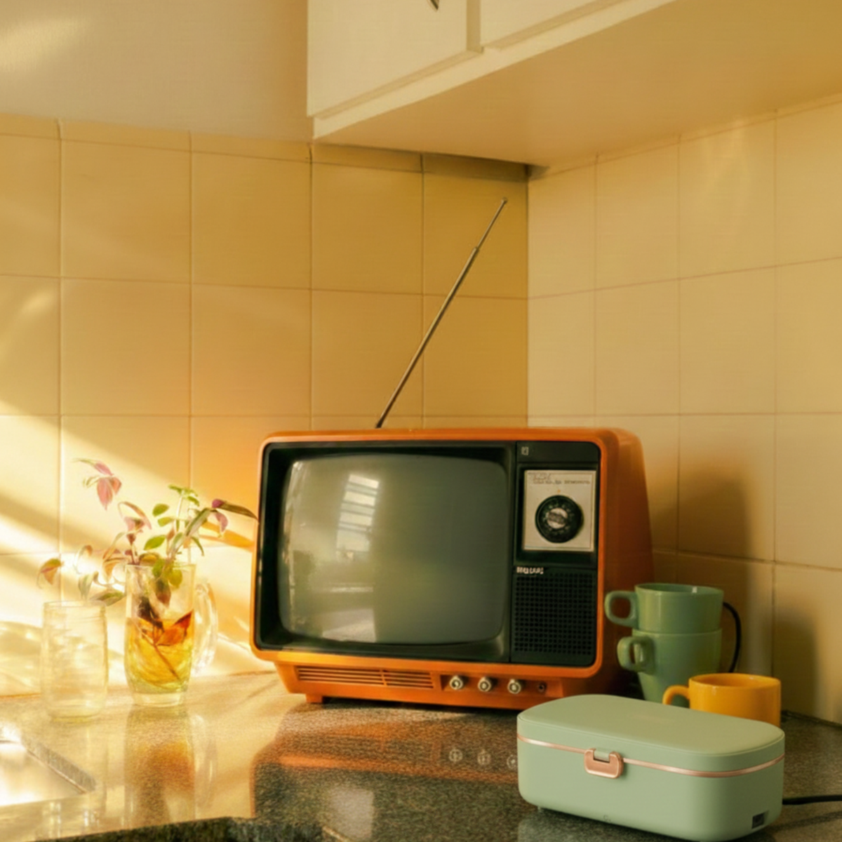 Lunch Box Chauffante Électronique Portable – Chauffe en 15 min, Compacte & Nomade